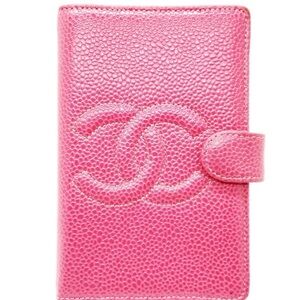 Chanel Small Pink Leather Agenda